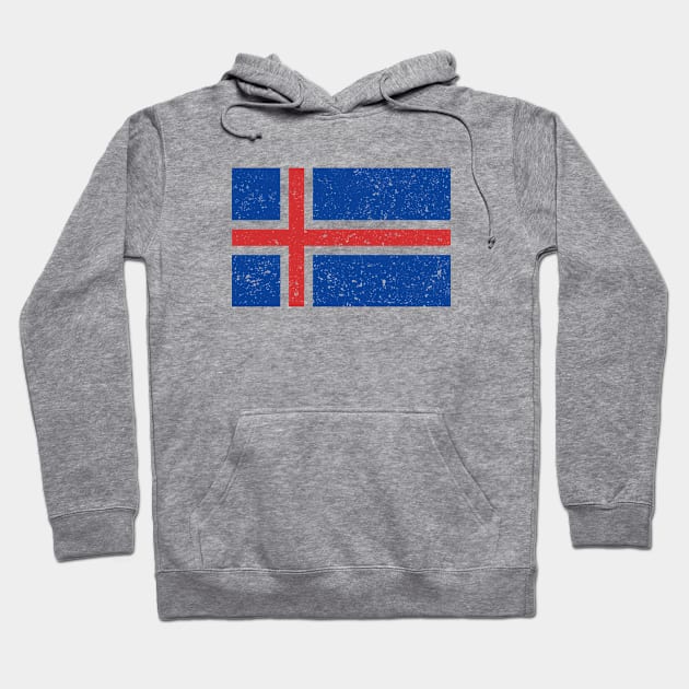 Retro Vintage Iceland Flag Hoodie by amalya